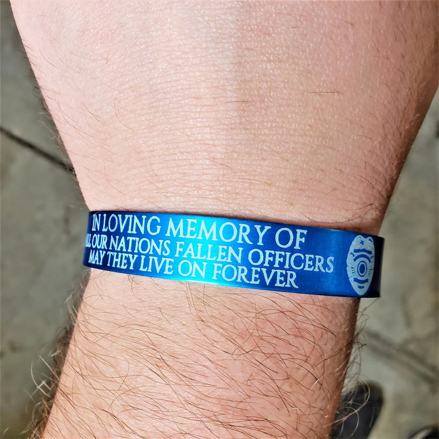 Back The Blue Memorial Bracelet(Back The Blue Memorial Bracelet) 11 Back The Blue Memorial Bracelet(Back The Blue Memorial Bracelet) - Image 9