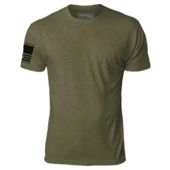 T.V.P. Essential Tee(T V P Basic Tee) 10 T.V.P. Essential Tee(T V P Basic Tee) -Til Valhalla Project Official Basic Tee Single Mens Front Green Mock