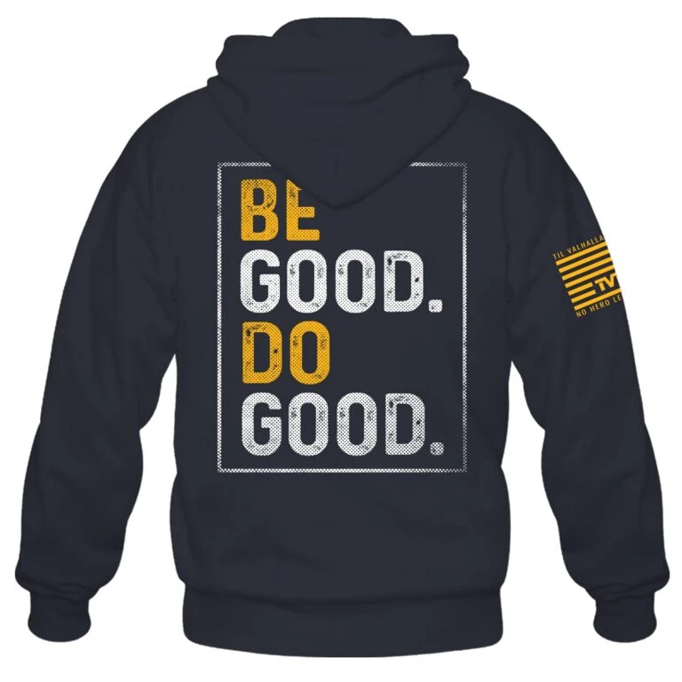 Til Valhalla Project Official -Til Valhalla Project Official Be Good Do Good Hoodie Mens Back Mock 768x768 1