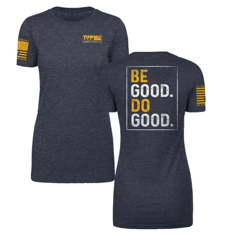Til Valhalla Project Official -Til Valhalla Project Official Be Good Do Good Navy Womens Final Mock 768x768 1