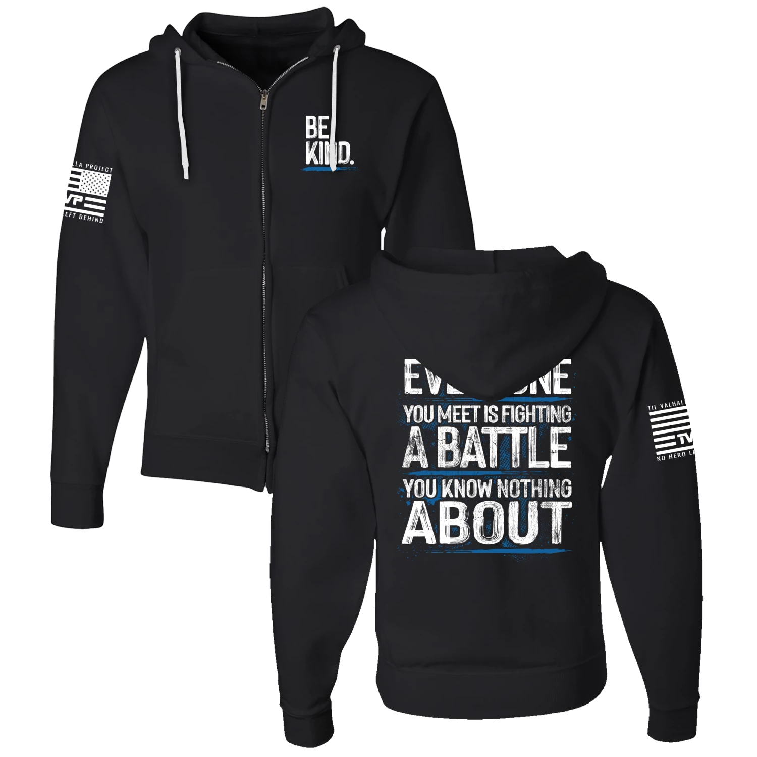 Be Kind - Full Zip Hoodie(Be Kind Full Zip Hoodie) 3 Be Kind - Full Zip Hoodie(Be Kind Full Zip Hoodie)
