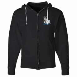 Be Kind - Full Zip Hoodie(Be Kind Full Zip Hoodie) 7 Be Kind - Full Zip Hoodie(Be Kind Full Zip Hoodie) -Til Valhalla Project Official Be Kind Full Zip Hoodie Front Mock