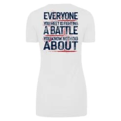 Be Kind - Women's(Be Kind Womens) 15 Be Kind - Women's(Be Kind Womens) -Til Valhalla Project Official Be Kind RWB Womens Back Mock