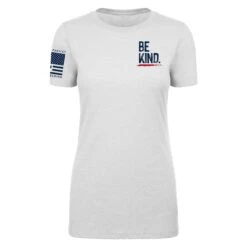 Be Kind - Women's(Be Kind Womens) 14 Be Kind - Women's(Be Kind Womens) -Til Valhalla Project Official Be Kind RWB Womens Front Mock