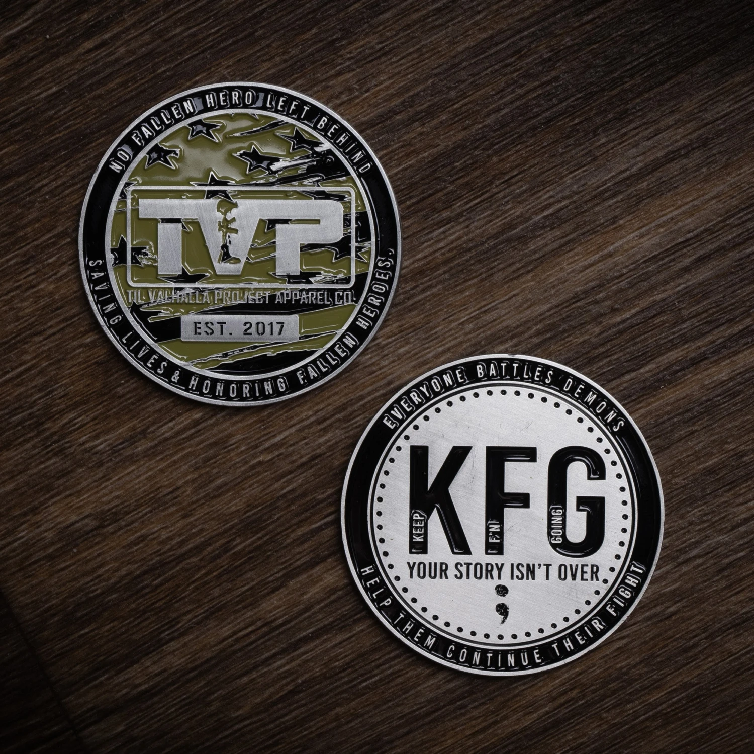 T.V.P. Challenge Coin - Est 2017(T V P Challenge Coin Est 2017) 4 T.V.P. Challenge Coin - Est 2017(T V P Challenge Coin Est 2017) - Image 2