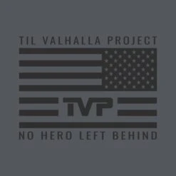 T.V.P. Essentials - Hoodie(T V P Essentials Hoodie) 25 T.V.P. Essentials - Hoodie(T V P Essentials Hoodie) -Til Valhalla Project Official Dk Gray on Charcoal