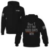 Hard Days - Hoodie(Hard Days Hoodie) -Til Valhalla Project Official Dont Let The Hard Days Win Black Hoodie Mens Final Mock