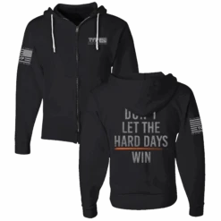 Hard Days - Full Zip Hoodie(Hard Days Full Zip Hoodie)