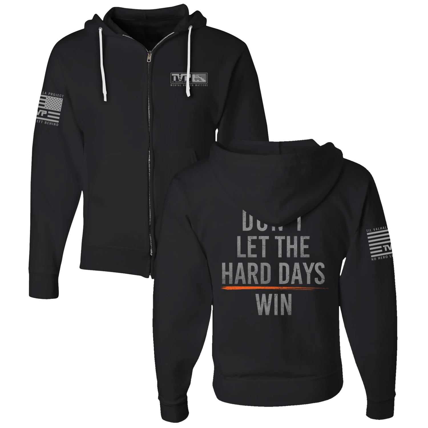 Hard Days - Full Zip Hoodie(Hard Days Full Zip Hoodie) 3 Hard Days - Full Zip Hoodie(Hard Days Full Zip Hoodie)