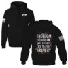 Freedom To Dream - Hoodie(Freedom To Dream Hoodie) 1 Freedom To Dream - Hoodie(Freedom To Dream Hoodie) -Til Valhalla Project Official Freedom To Dream Hoodie Mens Final Mock Black