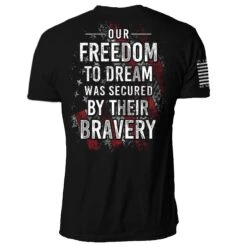Til Valhalla Project Official -Til Valhalla Project Official Freedom To Dream Mens Back Mock Black