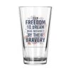 Freedom To Dream - Glassware(Freedom To Dream Glassware) 2 Freedom To Dream - Glassware(Freedom To Dream Glassware) -Til Valhalla Project Official Freedom to Dream Glass