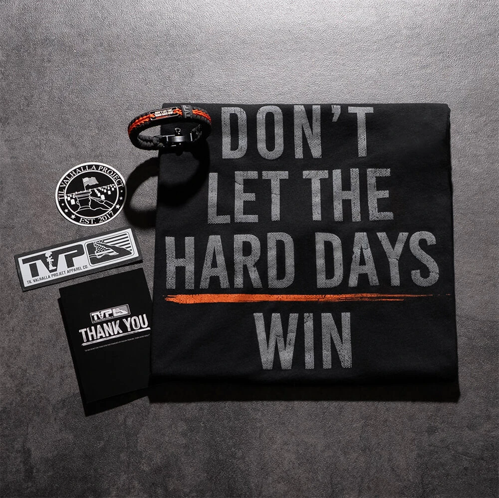 HARD DAYS TEE + FREE PARACORD(Hard Days Bundle) 6 HARD DAYS TEE + FREE PARACORD(Hard Days Bundle) - Image 4