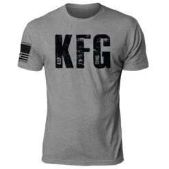 KFG (Keep F'N Going)(Kfg Keep Fing Going) -Til Valhalla Project Official KFG Front Mock Gray