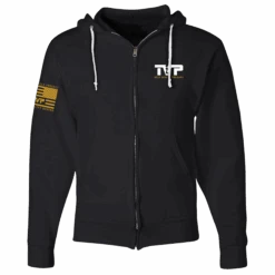 Keep Moving Forward - Full Zip Hoodie(Keep Moving Forward Full Zip Hoodie) -Til Valhalla Project Official KMF Full Zip Hoodie Front Mock