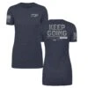 Keep Going - Women's(Keep Going Womens) -Til Valhalla Project Official Keep Going Womens Final on Navy Mock