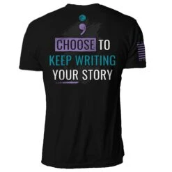 Keep Writing Your Story(Keep Writing Your Story) -Til Valhalla Project Official Keep Writing Your Story Mens Back Mock