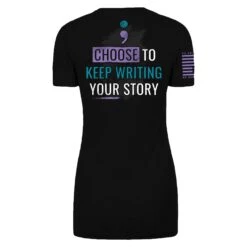 Keep Writing Your Story - Women's(Keep Writing Your Story Womens) 12 Keep Writing Your Story - Women's(Keep Writing Your Story Womens) -Til Valhalla Project Official Keep Writing Your Story Womens Back Mock