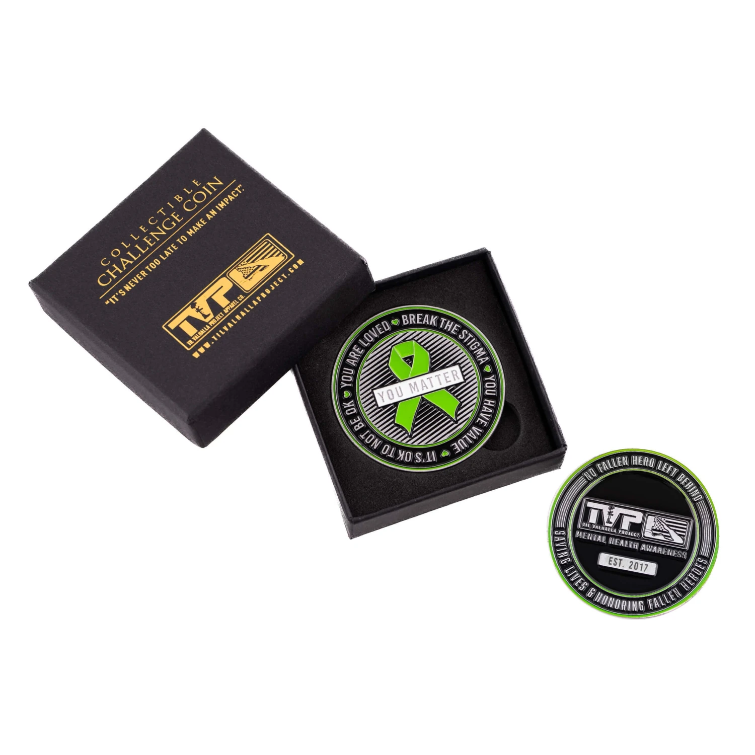 Mental Health Awareness - Challenge Coin(Mental Health Awareness Challenge Coin) 4 Mental Health Awareness - Challenge Coin(Mental Health Awareness Challenge Coin) - Image 2