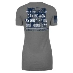 One More Day - Women's(One More Day Womens) -Til Valhalla Project Official One More Day Womens Back Mock