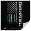 PTSD Awareness Flag - Sticker(Ptsd Awareness Flag Sticker) 2 PTSD Awareness Flag - Sticker(Ptsd Awareness Flag Sticker) -Til Valhalla Project Official PTSD Awareness Flag Sticker Fold