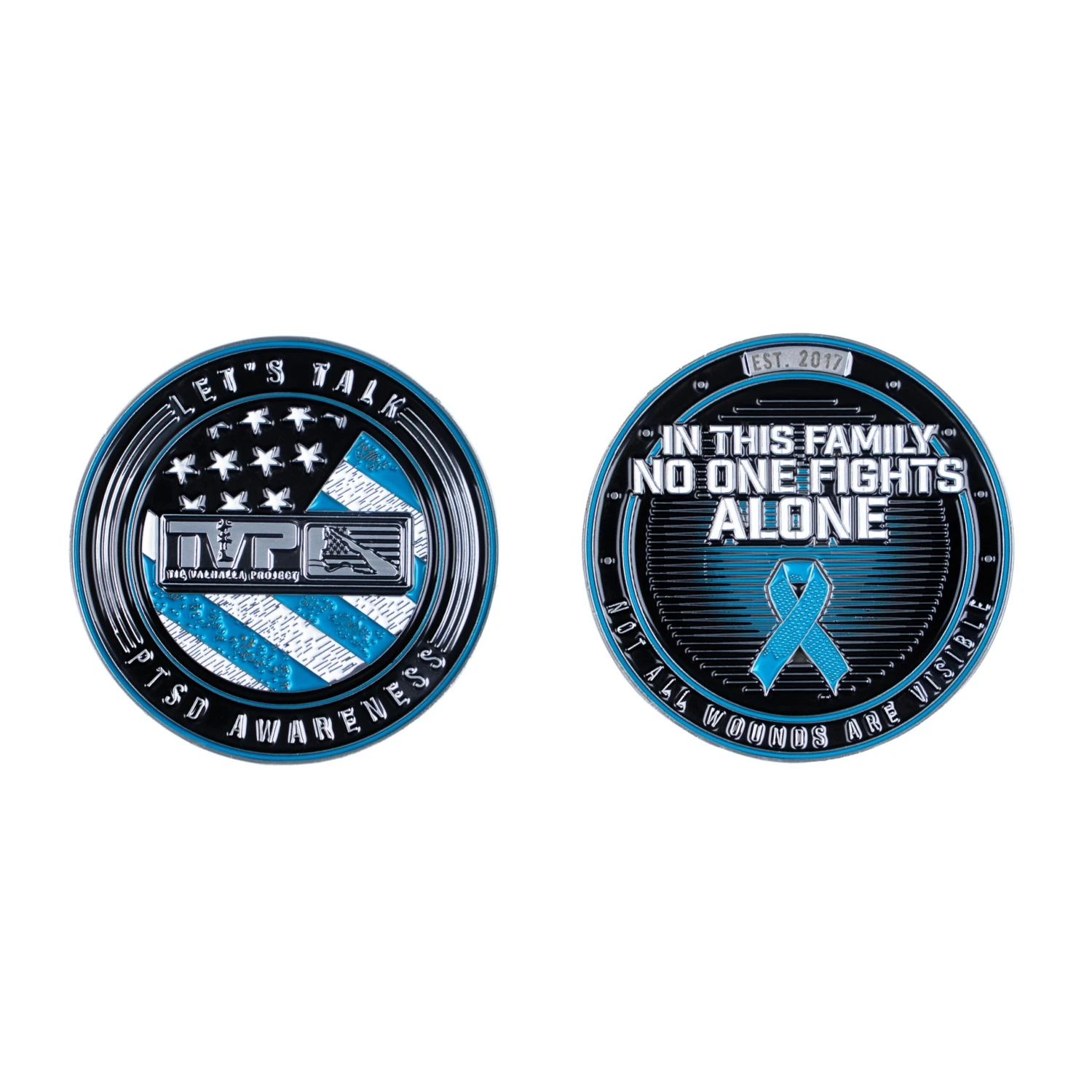 PTSD Awareness - Challenge Coin(Ptsd Awareness Challenge Coin) 3 PTSD Awareness - Challenge Coin(Ptsd Awareness Challenge Coin)