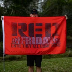 RED Friday - Flag(Red Friday Flag) -Til Valhalla Project Official REDFLAG