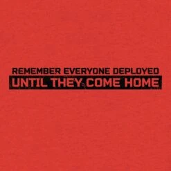 Deployed Remembrance Tee(Deployed Remembrance Tee) -Til Valhalla Project Official Red Friday 2024 Front