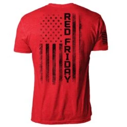 Deployed Remembrance Tee(Deployed Remembrance Tee) -Til Valhalla Project Official Red Friday 2024 Mens Back Mock