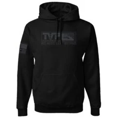 T.V.P. Essentials - Hoodie(T V P Essentials Hoodie) 18 T.V.P. Essentials - Hoodie(T V P Essentials Hoodie) -Til Valhalla Project Official TVP Classic Black Hoodie Front Mock