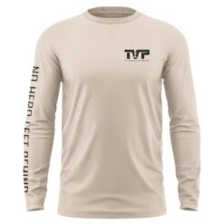 T.V.P. Moisture Wicking Long Sleeve(T V P Moisture Wicking Long Sleeve) 10 T.V.P. Moisture Wicking Long Sleeve(T V P Moisture Wicking Long Sleeve) -Til Valhalla Project Official TVP No Hero Left Behind Long Sleeve Sand Front Mock