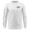 T.V.P. Moisture Wicking Long Sleeve(T V P Moisture Wicking Long Sleeve) -Til Valhalla Project Official TVP No Hero Left Behind Long Sleeve White Front Mock