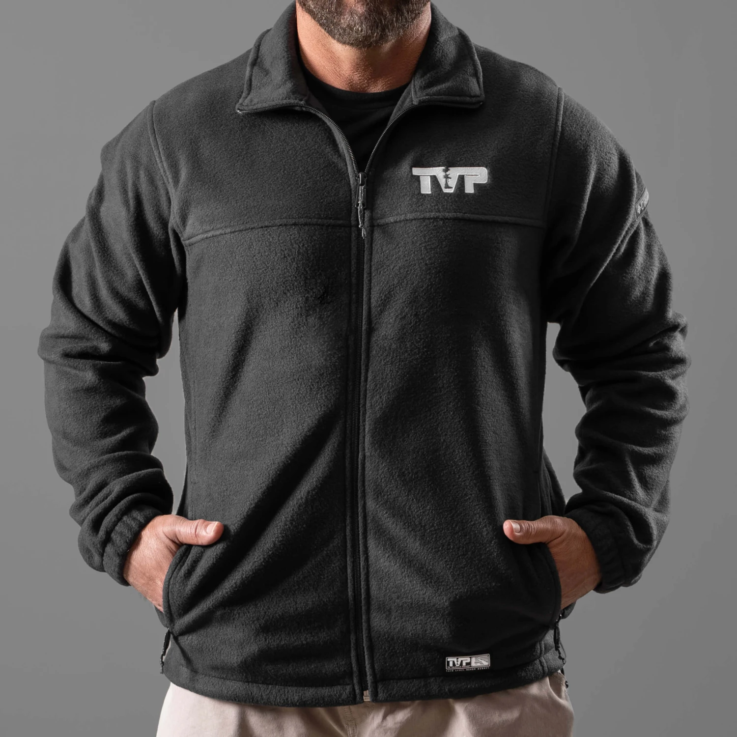 T.V.P. Embroidered Full-Zip Fleece Jacket(T V P Branded Fleece Jacket) 3 T.V.P. Embroidered Full-Zip Fleece Jacket(T V P Branded Fleece Jacket)