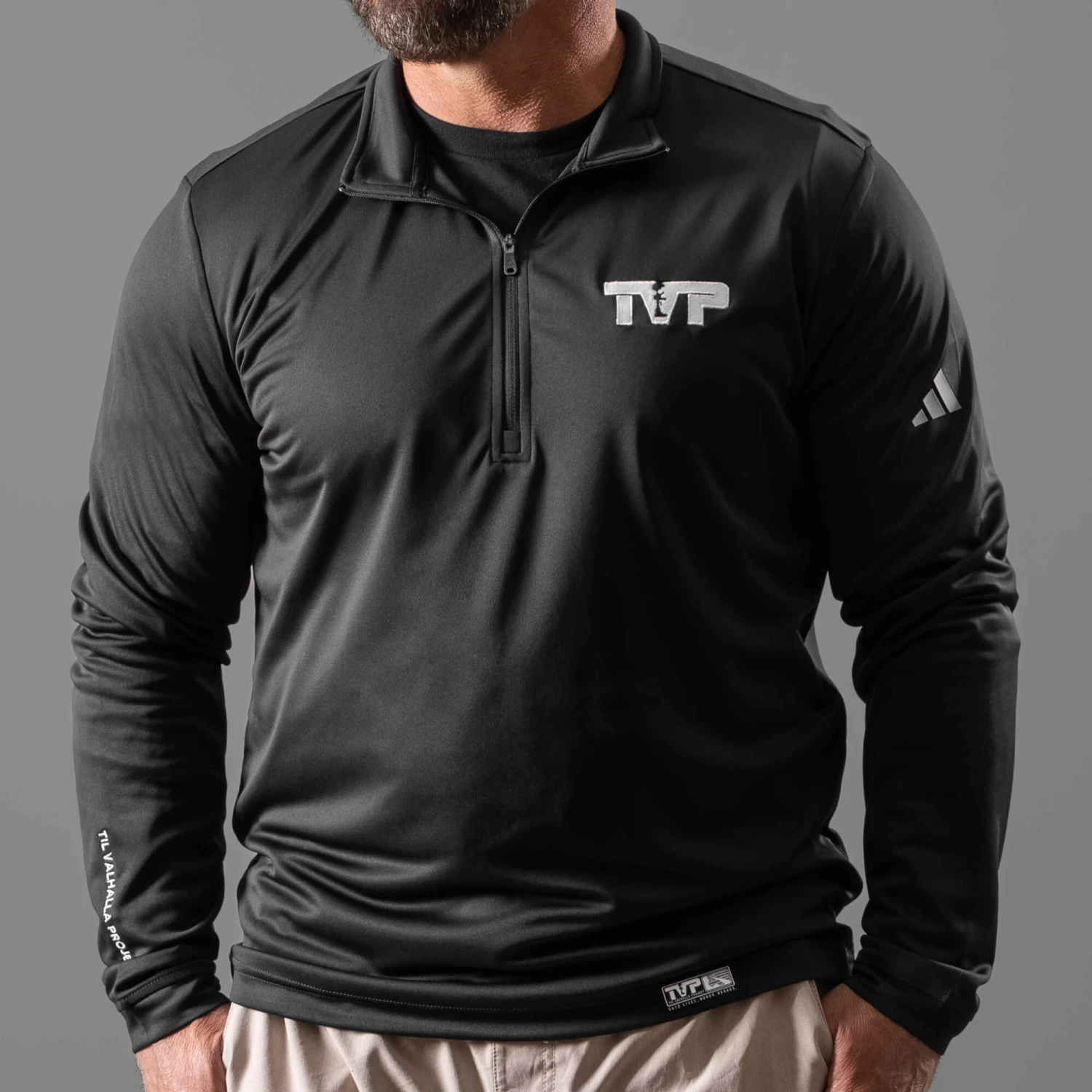 T.V.P. Embroidered 1/4 Zip Pullover(T V P Branded 1 4 Zip) 3 T.V.P. Embroidered 1/4 Zip Pullover(T V P Branded 1 4 Zip)