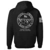 "Where Heroes Live On Forever" - Hoodie(Where Heroes Live On Forever Hoodie) -Til Valhalla Project Official TVP WRD LOGO HD BLACK B