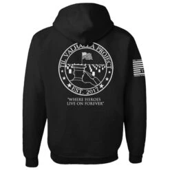 "Where Heroes Live On Forever" - Hoodie(Where Heroes Live On Forever Hoodie)