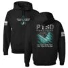 PTSD Awareness - Hoodie(Ptsd Awareness Hoodie) 2 PTSD Awareness - Hoodie(Ptsd Awareness Hoodie) -Til Valhalla Project Official TVP WRD PTSD hd blk