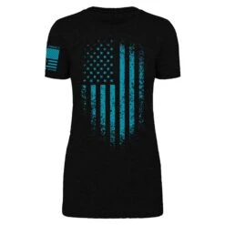 Distressed Flag - Women's(Distressed Flag Womens) -Til Valhalla Project Official Teal 8ccc92c1 60b9 49e9 97a3 b492bd307aab