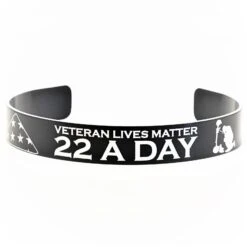 Veteran Lives Matter Bracelet(Veteran Lives Matter Bracelet) 9 Veteran Lives Matter Bracelet(Veteran Lives Matter Bracelet) -Til Valhalla Project Official VET LIVES MATTER FRONT