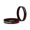Do Not Give In - Silicone Bracelet(Do Not Give In Silicone Band) -Til Valhalla Project Official WRD Silicone Band DoNotGiveIn WhiteBG
