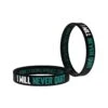 I Will Never Quit- Silicone Bracelet(I Will Never Quit Silicone Band) -Til Valhalla Project Official WRD Silicone Band IWillNeverQuitWRD