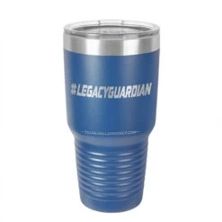 #LegacyGuardian - Laser Etched Tumbler(Legacyguardian Laser Etched Tumbler) -Til Valhalla Project Official WRD LegacyGuardian LegacyGuardian Blue