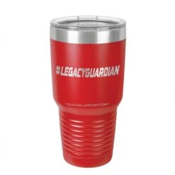 #LegacyGuardian - Laser Etched Tumbler(Legacyguardian Laser Etched Tumbler) -Til Valhalla Project Official WRD LegacyGuardian LegacyGuardian Red