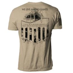 We Live Among Giants(We Live Among Giants) -Til Valhalla Project Official We Live Among Giants Tan Back Mock