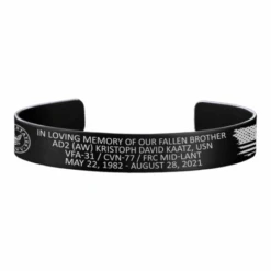 AD2 (AW) Kristoph David Kaatz Memorial Bracelet – Hosted By The Kaatz Family(Ad2 Aw Kristoph David Kaatz Memorial Band Hosted By The Kaatz Family)