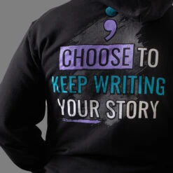Keep Writing Your Story - Hoodie(Keep Writing Your Story Hoodie) 17 Keep Writing Your Story - Hoodie(Keep Writing Your Story Hoodie) -Til Valhalla Project Official hoodie back close
