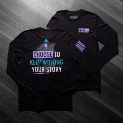 Keep Writing Your Story - Long Sleeve(Keep Writing Your Story Long Sleeve) -Til Valhalla Project Official ls flatlay